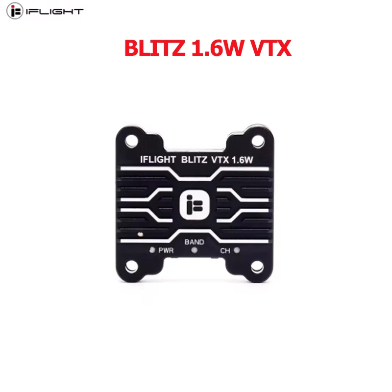 IFlight BLITZ 1.6W VTX High Power 5.8G 40CH PitMode 25mW 400mW 800mW 1600mW Adjustable FPV Long Distance Video Transmitter 30.5