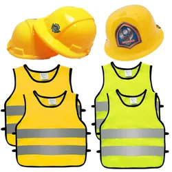 Fireman Party Hats Firefighter hats and Vests Fireman Themed Fireman Birthday Party Supplies Yellow Fluorescent Green