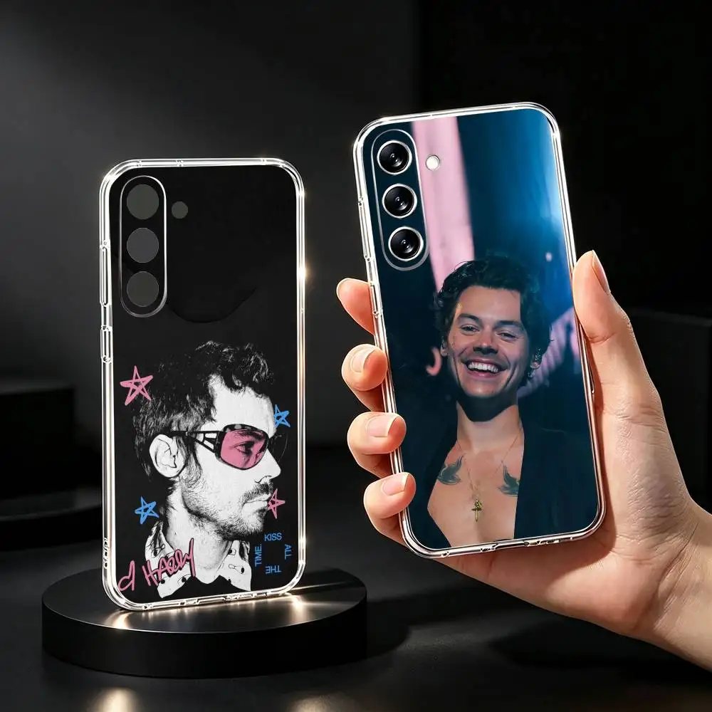 Popular Harry Styles gift Transparent Phone Case For Samsung Galaxy A73,A72,A71,A70,A53,A52,A51Soft Cover