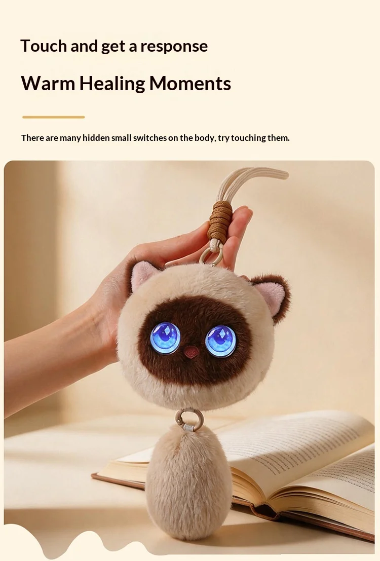 Cat toy displaying an emotional response