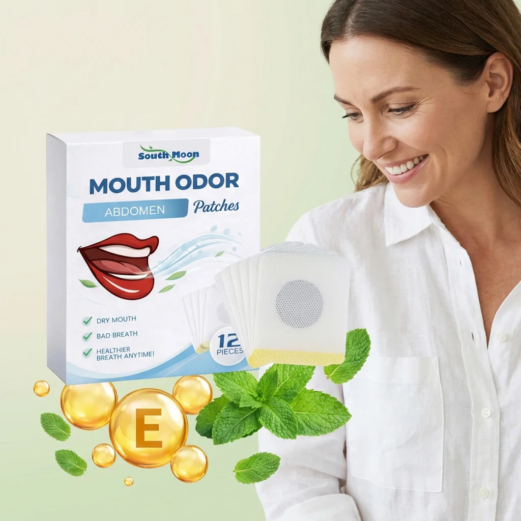 12/24/36pcs Mouth Odor Patch Treat Halitosis Remove Bad Breath Oral Refreshing Fresh Breath Patch Cleansing Detox Navel Stikcer