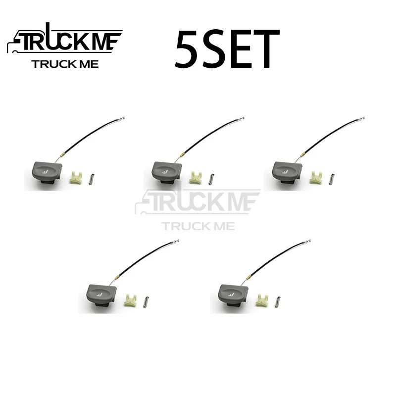 

5PCS 42538402 503136975 503141269 Switch Seat Adjustment Left for Ivecoo Stralis Trakker for MAN 81623506029 ISRI 929527-44/00E