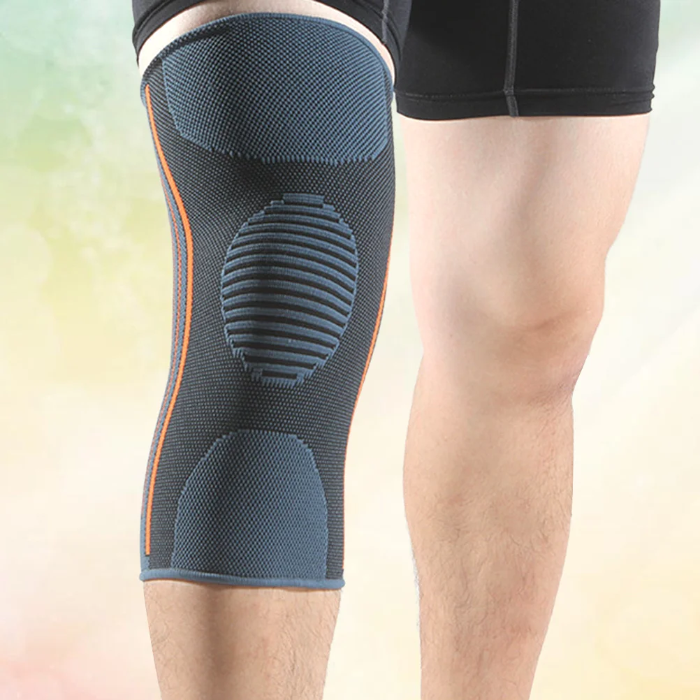 

Ergonomic Knee Support Brace Elastic Compression Sleeve for Running Hiking Cycling Sports Protection Orange