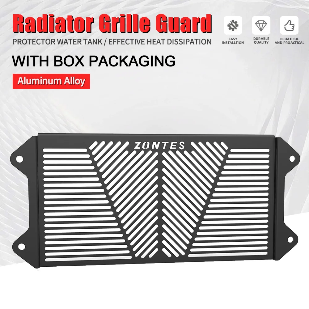 

For Zontes ZT350 GK 2021-2022-2023-2024 Motorcycle Radiator Grill Cover Motorbike Protector Cover Radiator Cooling Protector