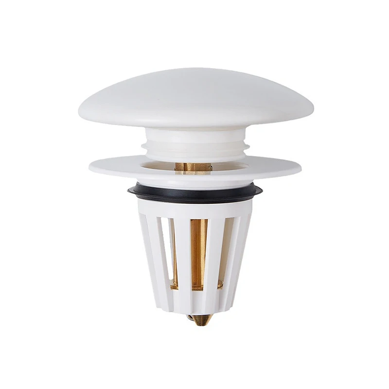 내구성 세라믹 욕실 싱크 플러그 스토퍼 배수구 스토퍼 냄새 방지 욕실 싱크 배수 플러그 압력 배수 필터 유니버설