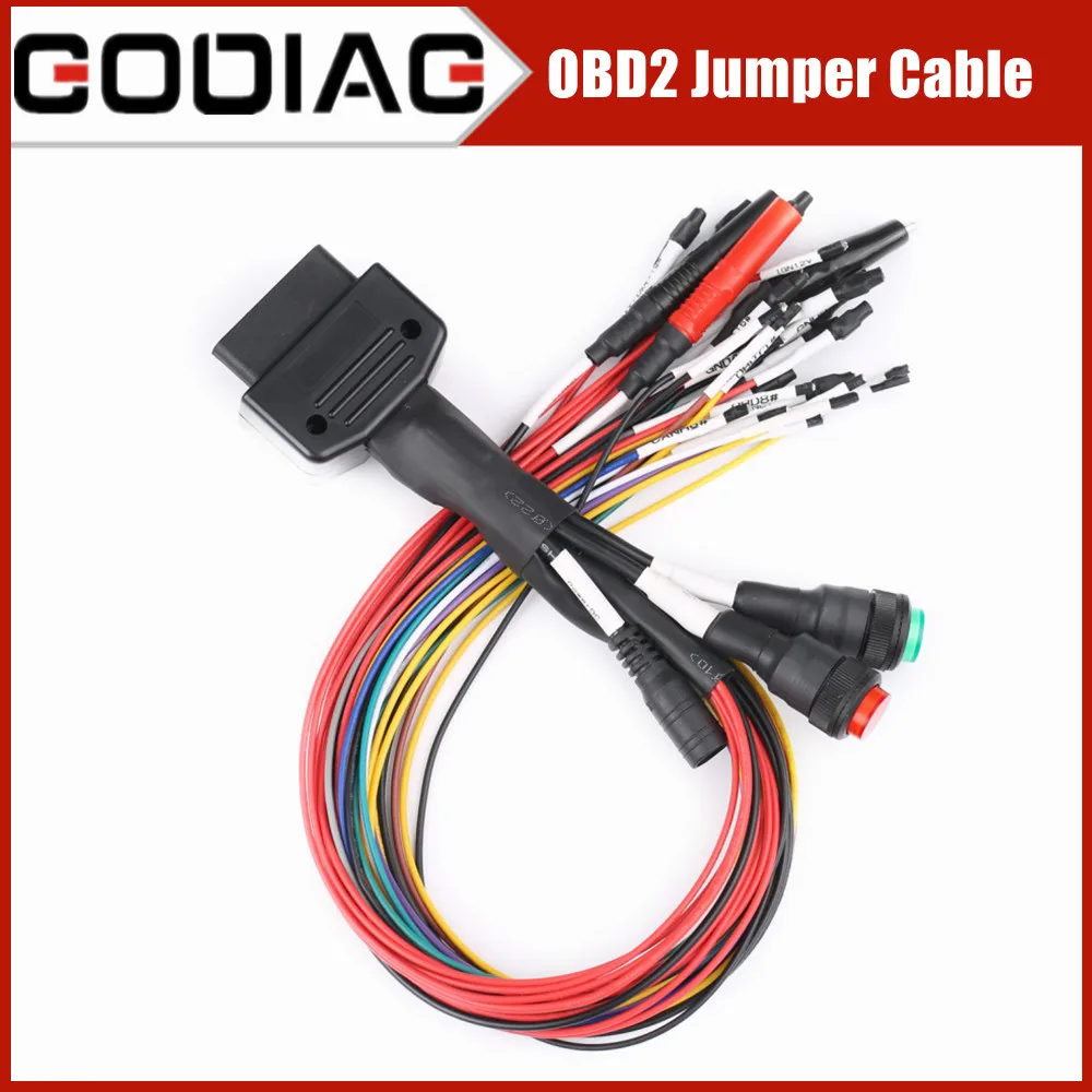 

GODIAG Full Protocol OBD2 Jumper Used to Connect ECU for ECU Programing Via PPS/ FGTECH/ KESS/ BYSHUT/ DISPROG