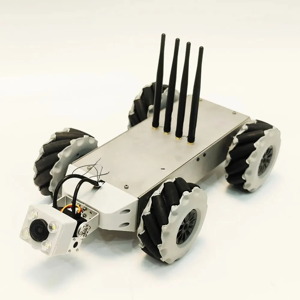 Underbody Inspection Robot with HD Video Transmission, Mecanum Wheel Chassis for Car Chassis, Air Duct, Wind Turbine Inspection