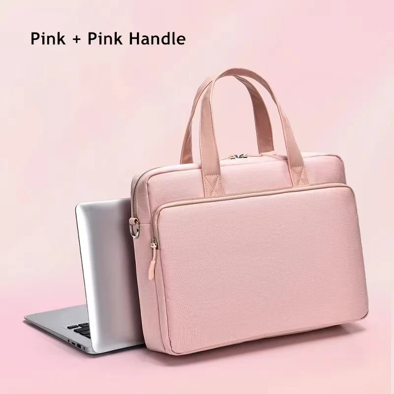 High Capacity Gasbag Anti-shock Laptop Bag 14,15,16nch,Handbag Briefcase Man Lady Shoulder Case For Macbook Notebook Tablet PC B