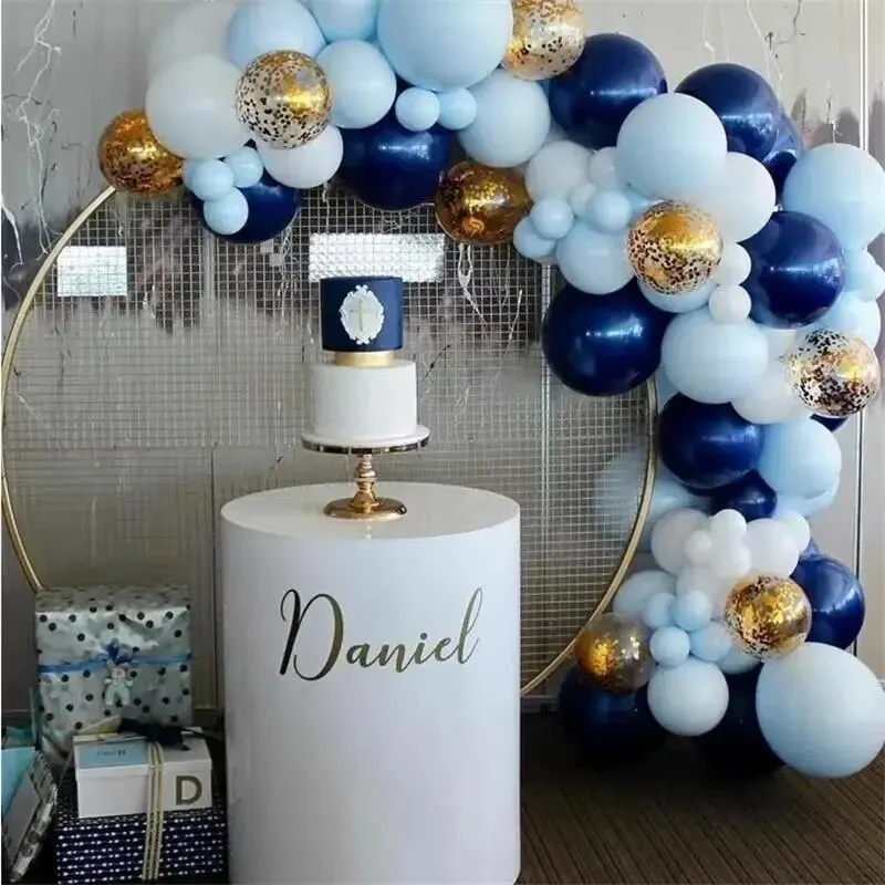 72Pcs Blue Balloon Garland Arch Welcome Baby Shower Valentines Day Birthday Party Wedding Decorations