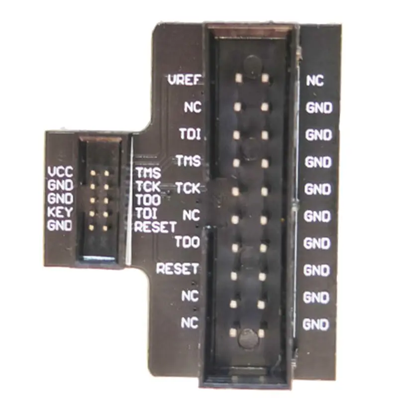 AT82-JTAG Interface Adapter Board 1.27Mm–Converts 2.54Mm 20 Pin To 10 Pin 1.27Mm Support For JLINK/SWD