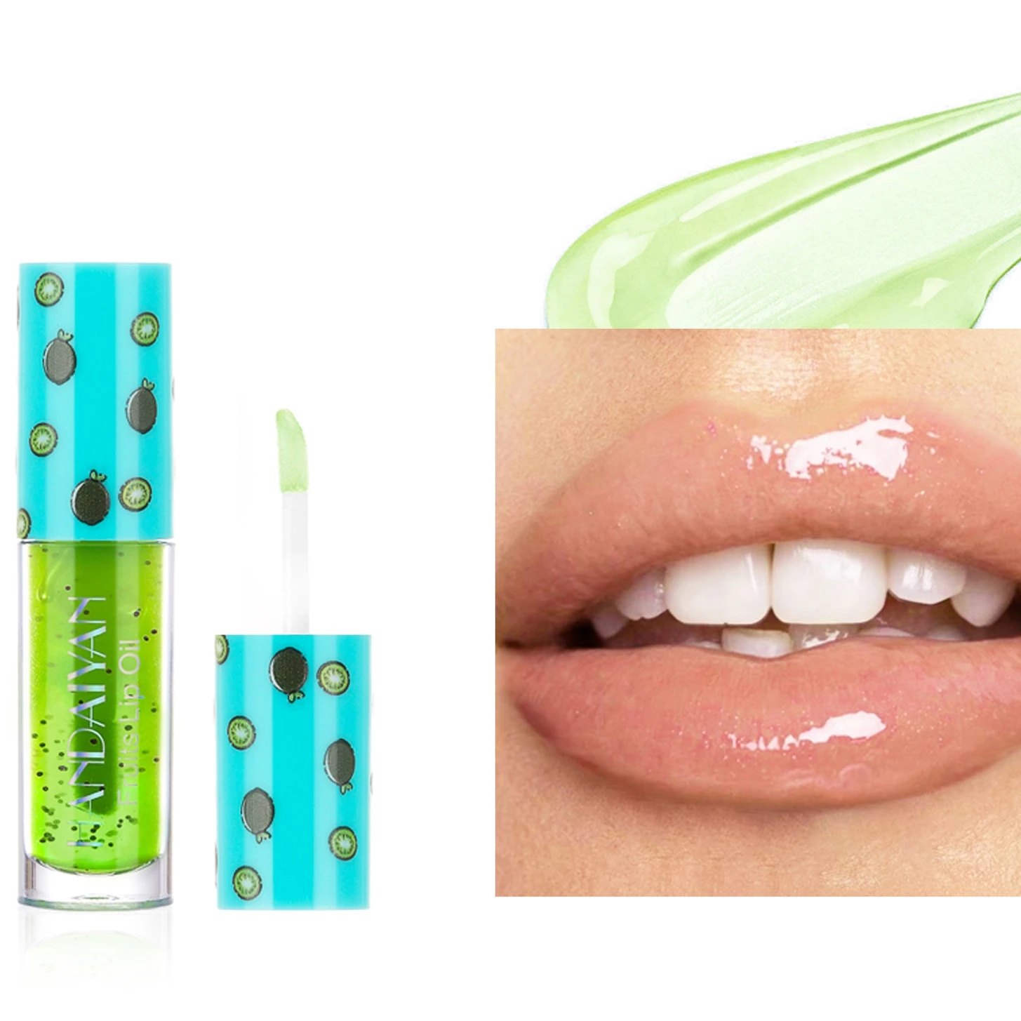 Vruchten Lip Olie Set, Hydraterende & Verbeteren Lipkleur & Verfijnen Rimpels, Vochtige En Zachte Lippenbalsem, 5G * 3 Stuks