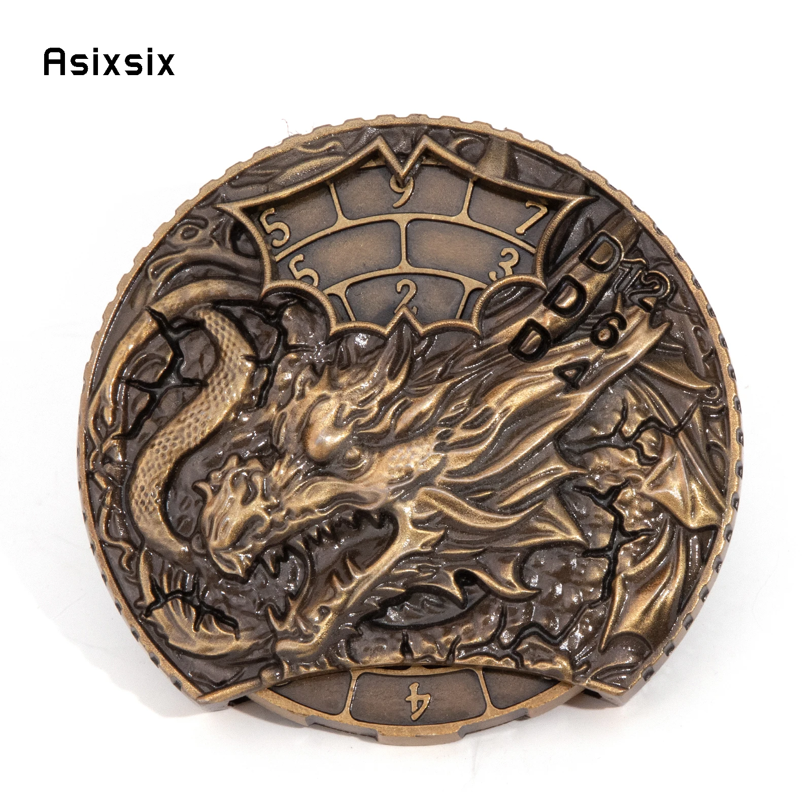 

Yellow Dragon A Spinning Wheel Toy with Dice for A Multiplayer Rotation Game, Featuring A Dice Scoring System