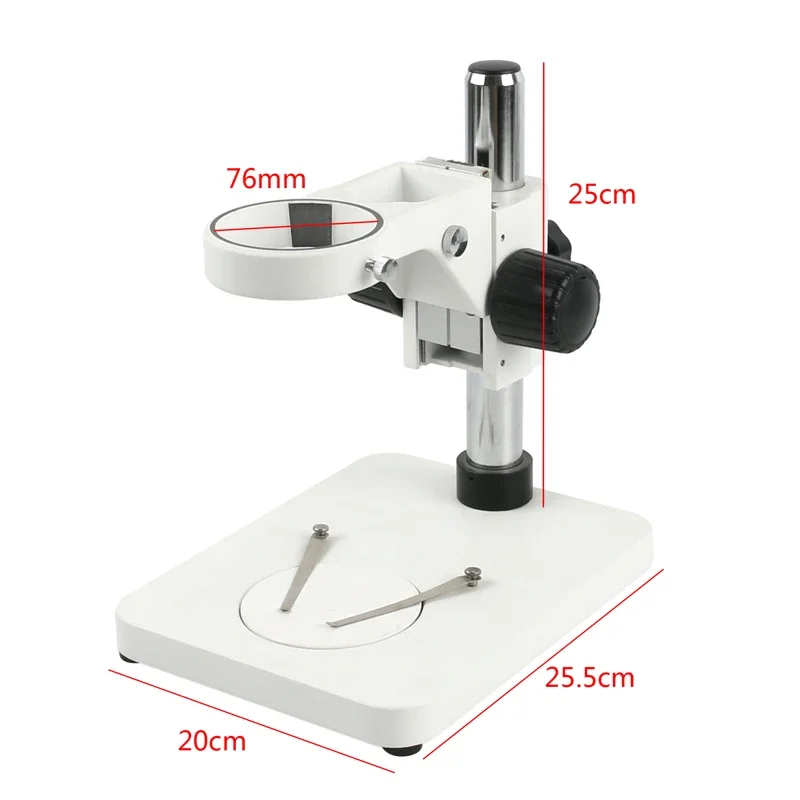 Adjustable 76mm Focus Holder Miroscope Stand Base Pillar Microscope Support Bracket For Trinocular Binocular Stereo Microscope