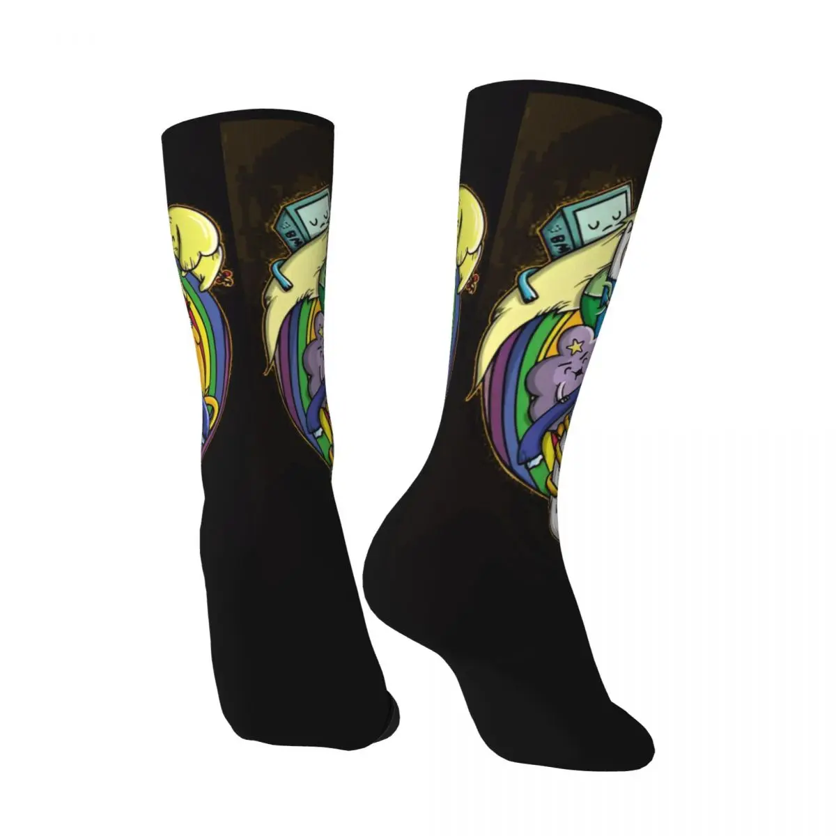 Abenteuer Zeit Strümpfe American Fantasy-Fernsehen gedruckt moderne Socken Winter Anti-Rutsch-Socken Herren Laufsport weiche Socken