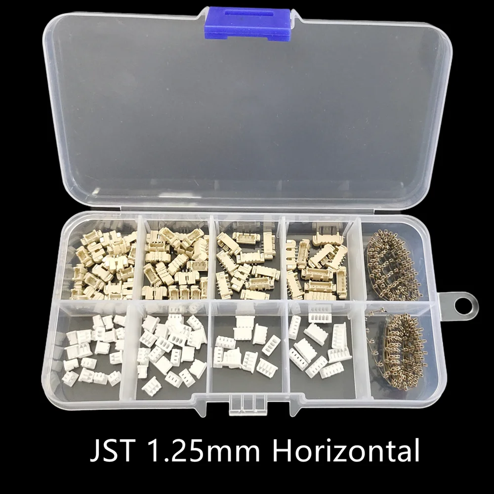 SH1.0 JST1.25mm ZH1.5 XH2.54 PH2.0 Male Plug Female Socket Connector Horizontal Vertical Pin Header Housing Terminal Kit