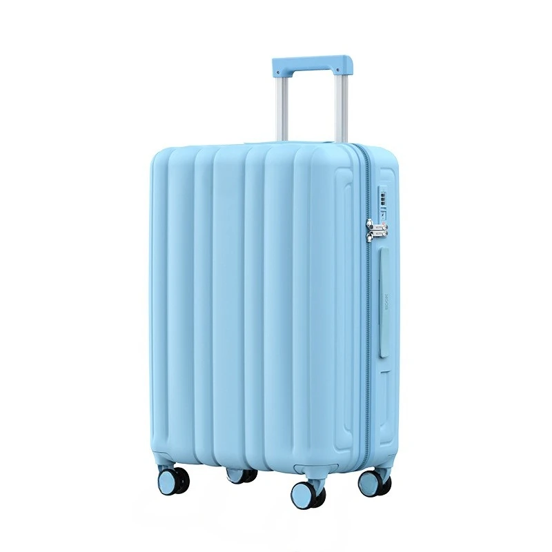 

20-Inch portable boarding suitcase, classic vertical pattern high-value suitcase