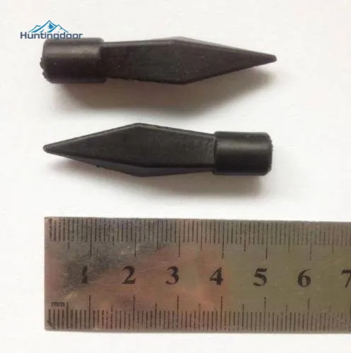 Wholesale Arrow Head Archery Replacement Rubber Broadhead Black Soft Arrow Tip Point Target Practice Archery for teens Safety