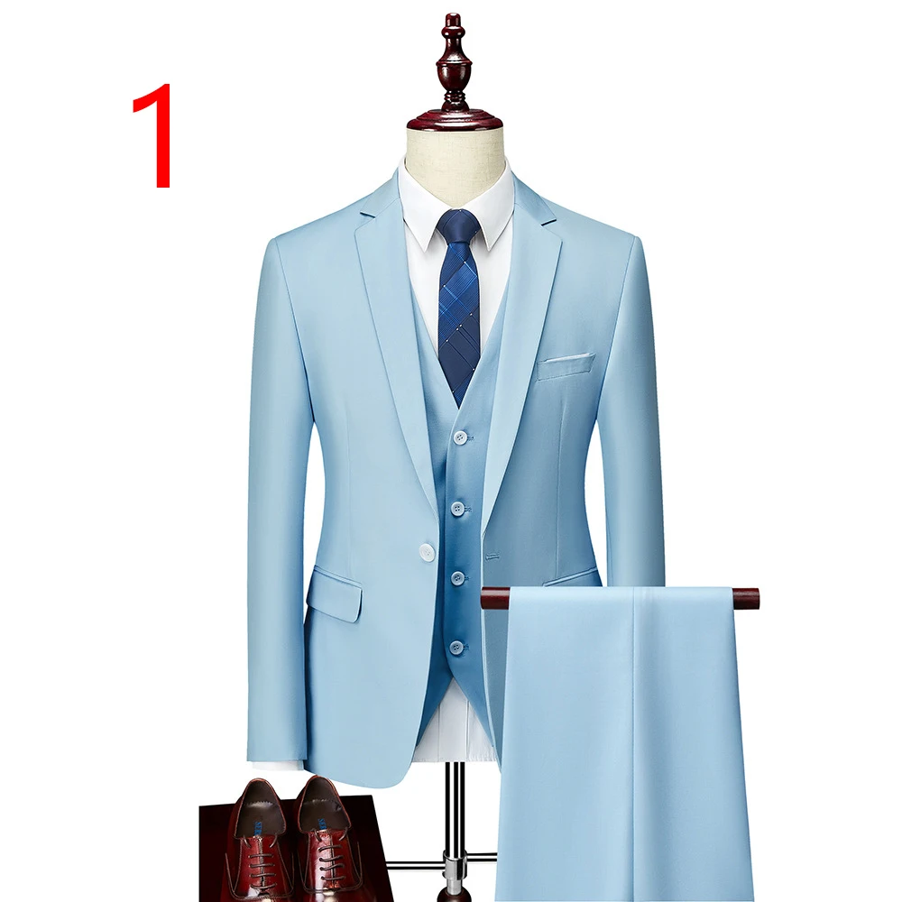 

X43-Business casual suit professional formal suit groomsmen suit groom wedding dress summer