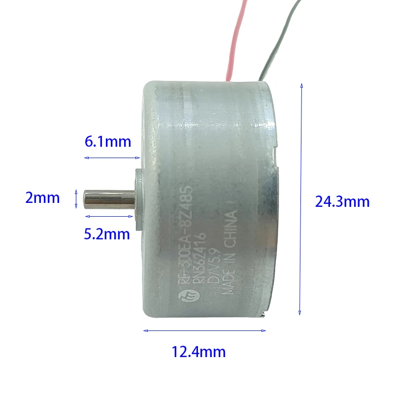 MABUCHI RF-300EA-8Z485 D/V5.9V Mini 24mm Round Spindle Motor for CD DVD Player