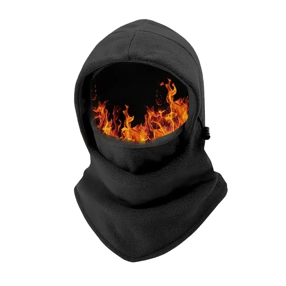 Cold Weather Balaclava Adjustable Ski Mask Windproof Fleece Thermal Face Mask Hunt Cycling Motorcycle Neck Warmer Winter Gear