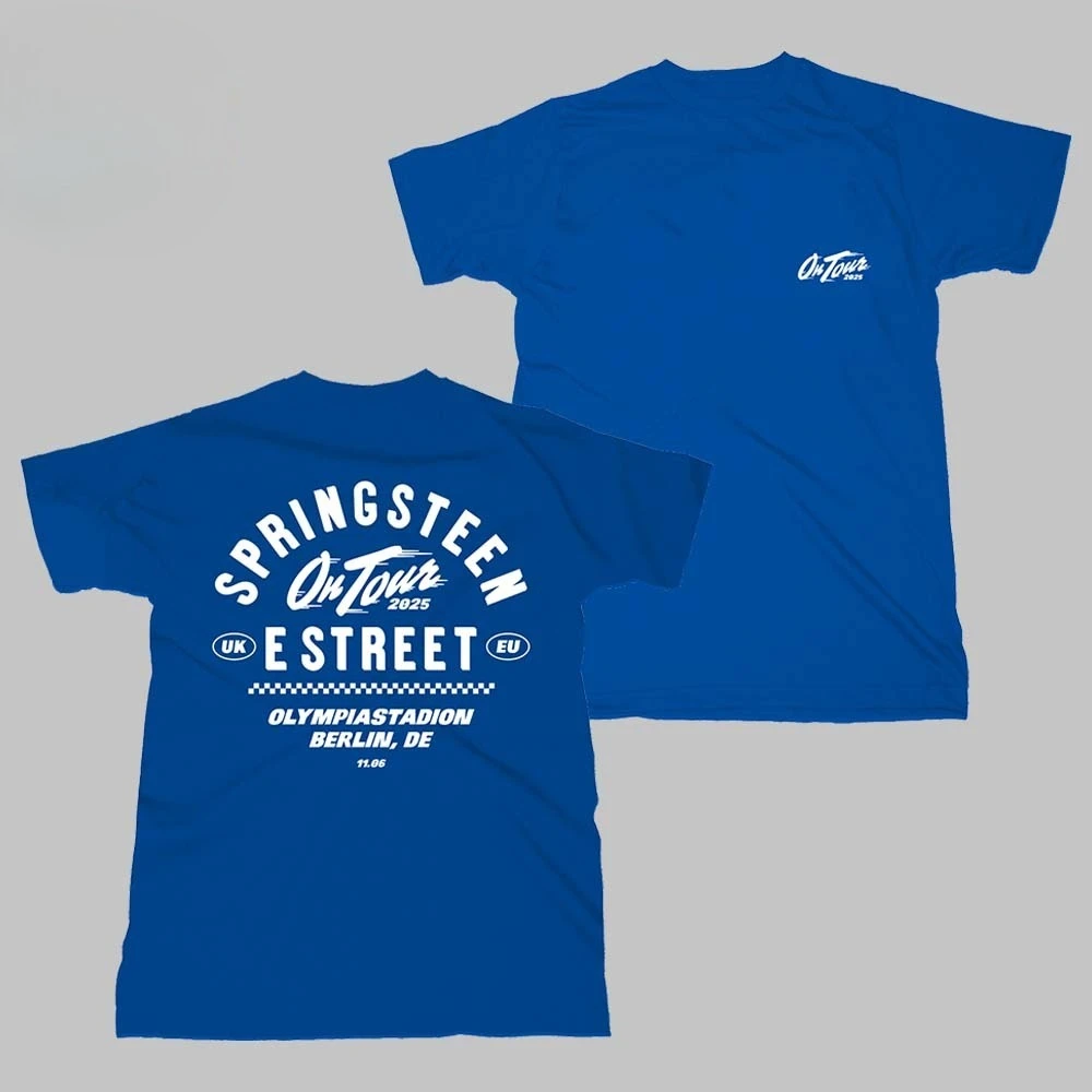 أفضل فرقة بروس سبرينغستين وإي ستريت باند في جولة 2025 في ألمانيا في أوليمبياساديون في 11 يونيو 2025 تي شيرت للجنسين على الوجهين #5