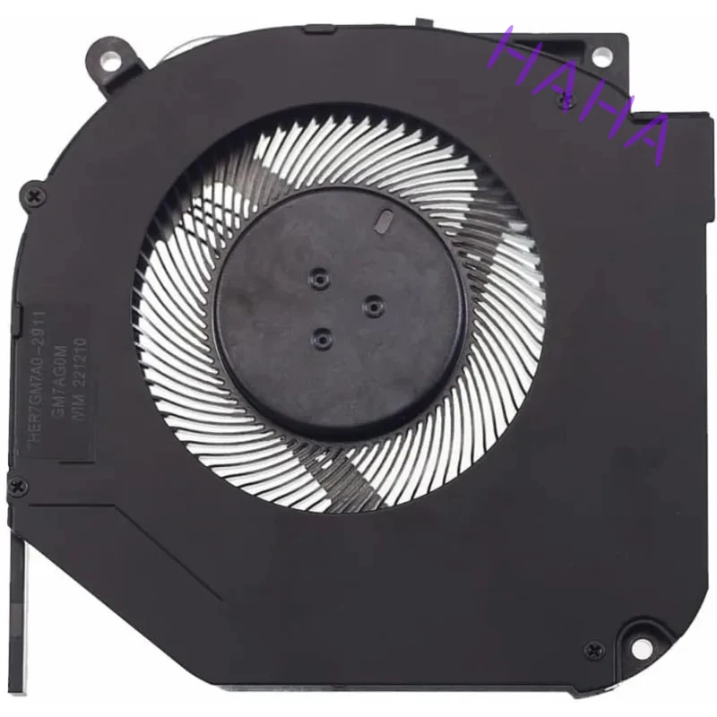 H+Laptop CPU Cooling Fan EGC-80111S1-0AH DC5V 2.5W 4-Pin for Schenker XMG Neo 15 Gaming THER7GM7A0-2911 GM7AG0M