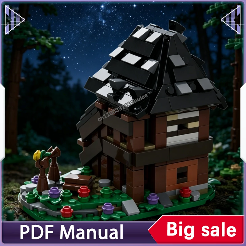 

Medieval Architecture Expansion Pack MOC Bricks Vintage Building Accessory Set, Ideal for Medieval Scene Expansion and Display