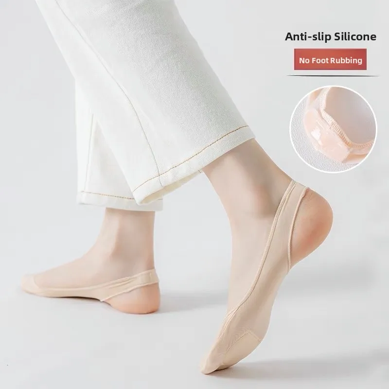Invisible Boat Socks Non-Slip with Sponge Pad Relieve Foot Pressure Comfortable Invisible Socks for Men And Women