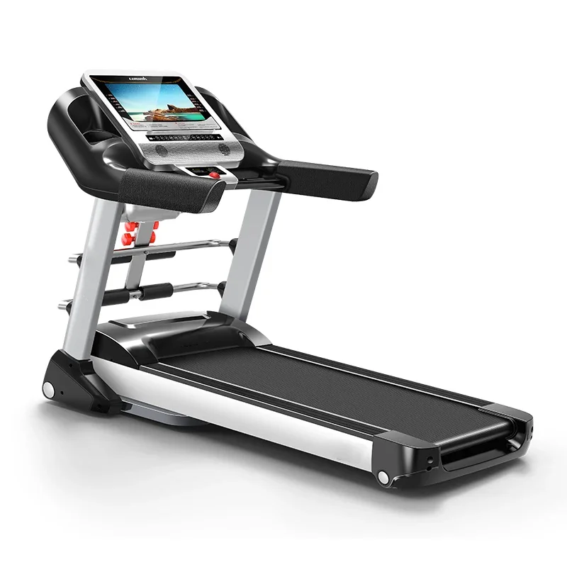 PBJ061 Equipo de gimnasio Trademill eléctrico multifuncional barato, máquina para correr plegable para el hogar, cinta de correr con pantalla a Color