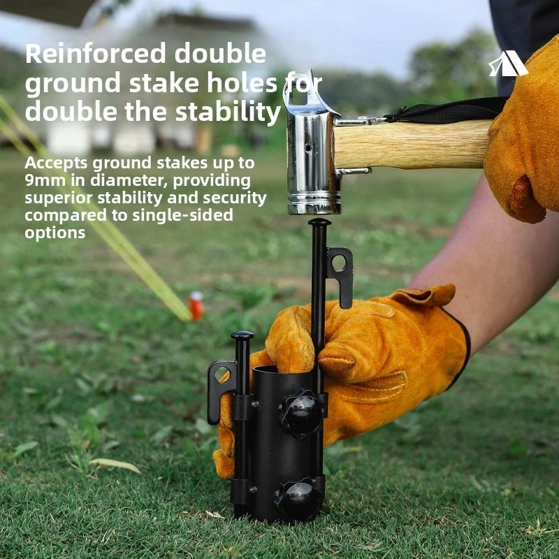 Camping Fixing Kit, Tent Ground Pegs & Canopy Poles, Outdoor Tent Accessories Combo, Portable Camping Supplies for Wholesale