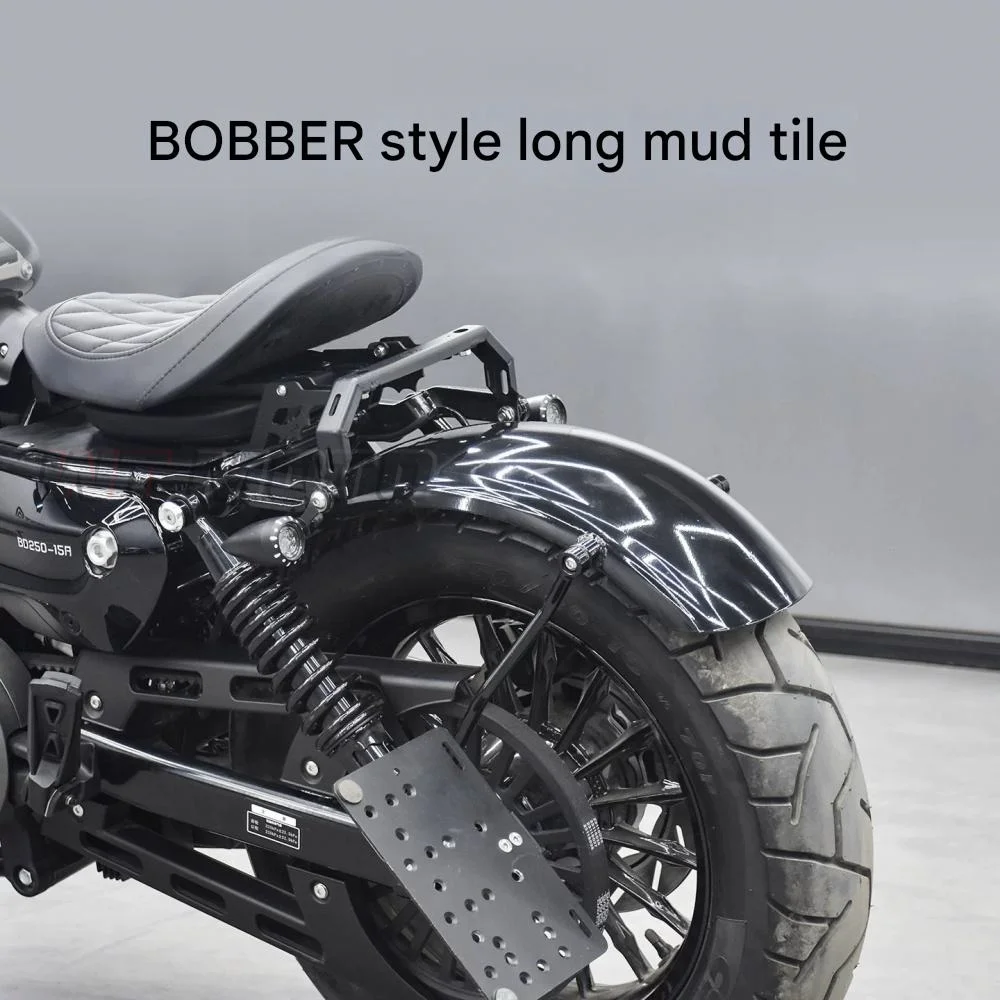 Retro Extended Rear Fender For HYOSUNG GV 300S Motorcycle Bobber Style Long Rear Mudguard Mod Accessories