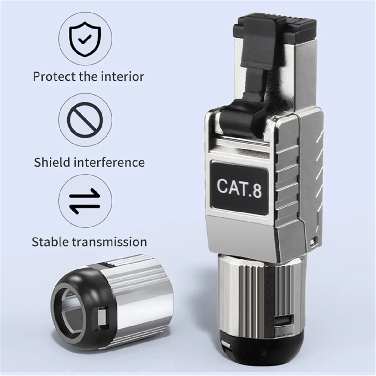 10G Cat8 Ethernet Cable 20000Kpbs High Speed SSTP UTP Ethernet Network Cable for Tv Laptops Router RJ45 Cable 2M Long