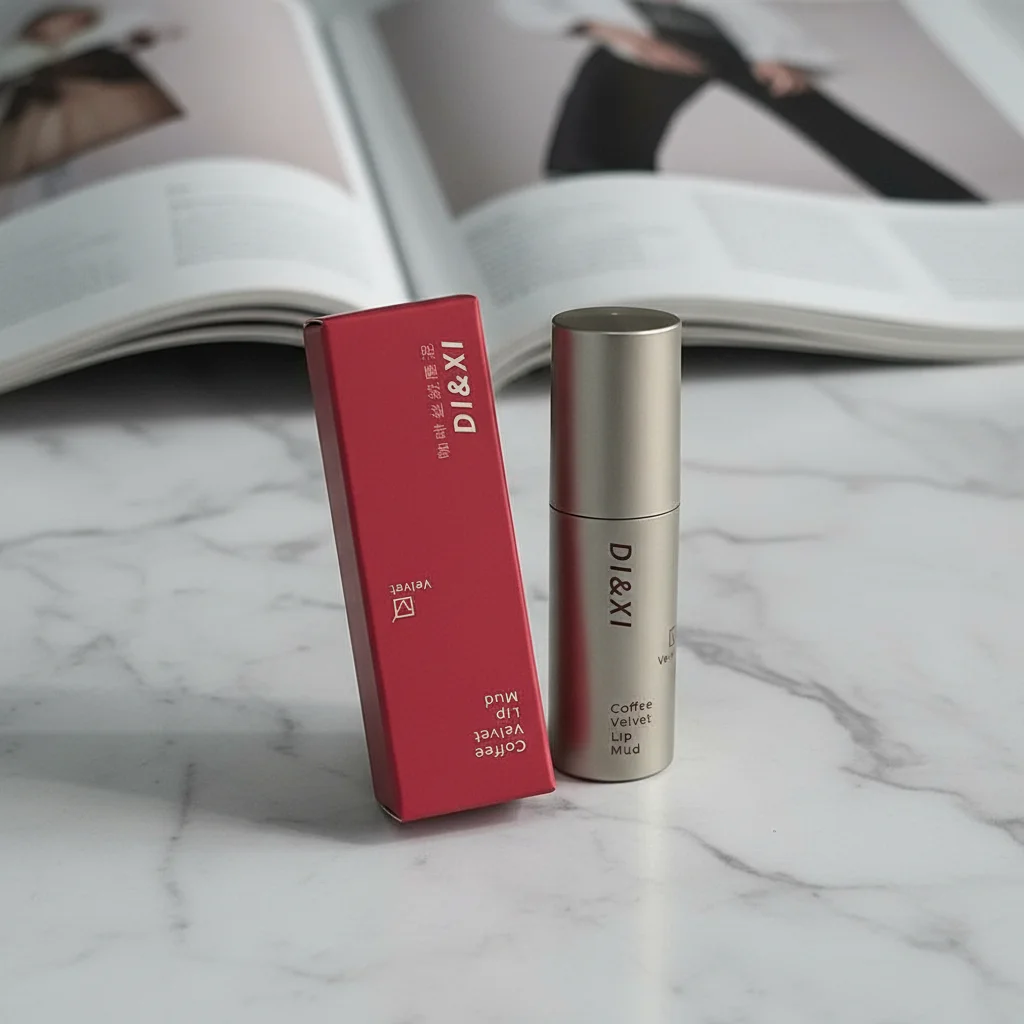 Coffee Velvet Lip Mud Matte Liquid Lipstick High Pigment Smooth Lip Glaze Long Lasting Waterproof Nude Lip Tint Makeup For Women