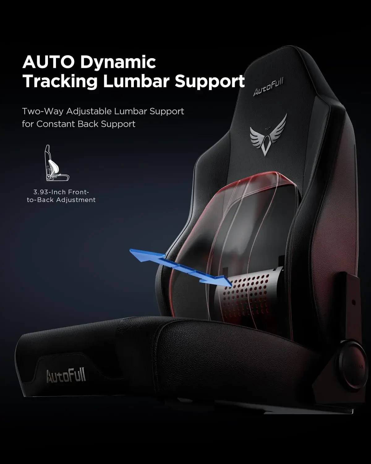 [سعر مخفض! ]كرسي ألعاب M6، كرسي مكتب مريح مع دعم قطني ديناميكي، ومساند للذراعين قابلة للتعديل ثلاثية الأبعاد، ودي عالي الظهر