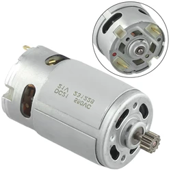 RS550 21V DC Motor With Two-Speed 12 Teeth And High Torque Gear Box For Dril High Torque DC Motor Electric Drill Machine Tools