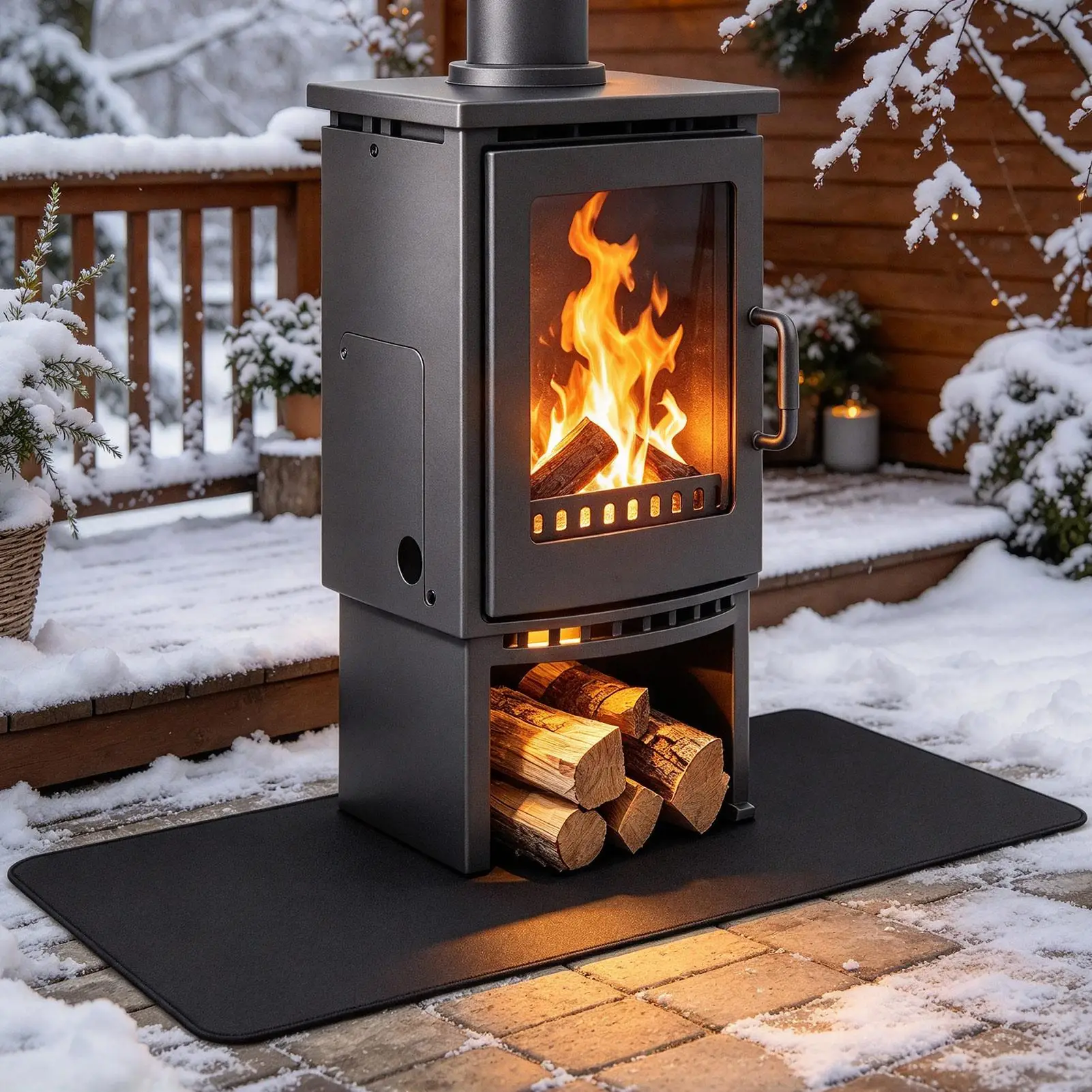 Fireproof Rugs For Fireplaces 1000 Celsius Fireproof Hearth Blanket Foldable Hearth Rug For Home Protection Floor Deck Indoor
