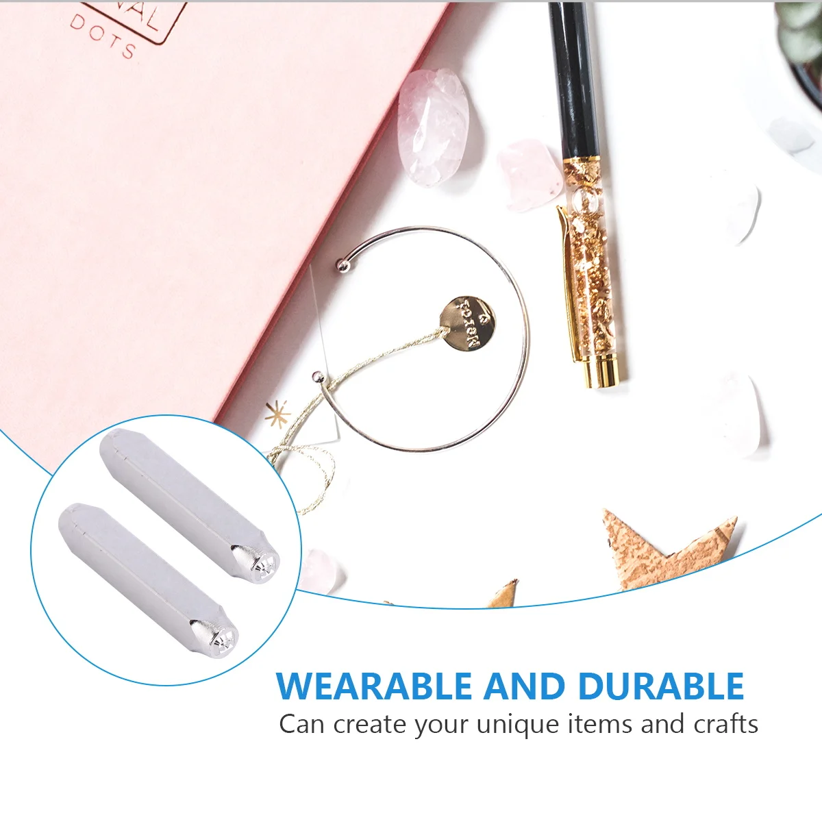 

2pcs Carbon Steel Stamps Camera Pattern Hard Stamping Tools For Metal Jewelry Wood Engraving Craft Art Projects Durable