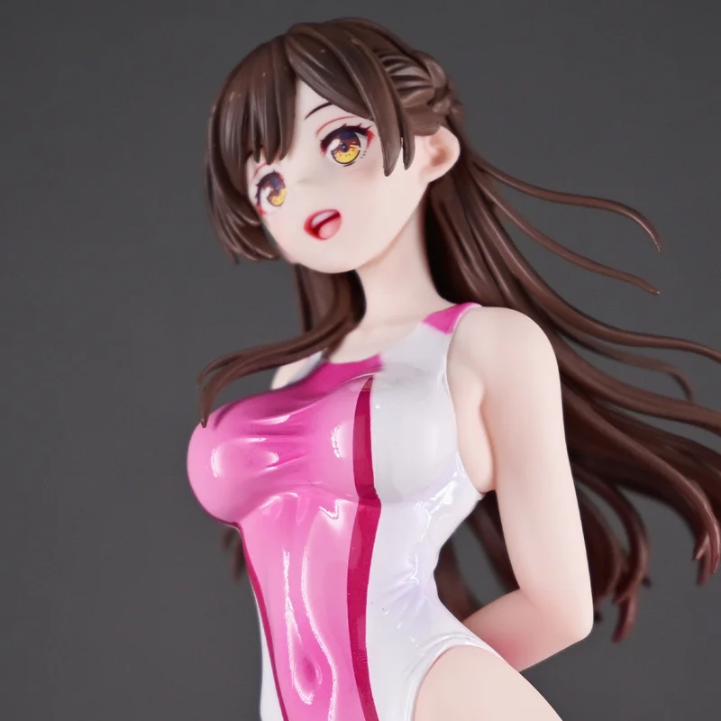 صديقة على لون مثير أنيمي الشكل Ichinose Chizuru ملابس السباحة Kawaii عمل الشكل البلاستيكية نموذج دمية جمع اللعب دمية الهدايا #2