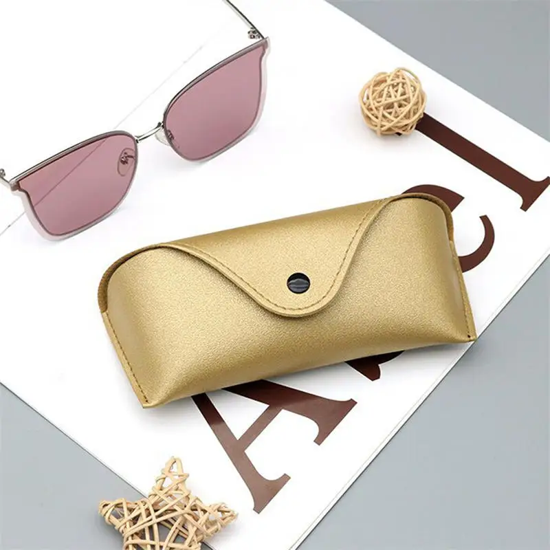 Summer Glasses Box Solid Color High-end Pu Leather Sunglasses Myopia Glasses Pressure Resistant Sunglasses Boxes Glasses Bags image 5