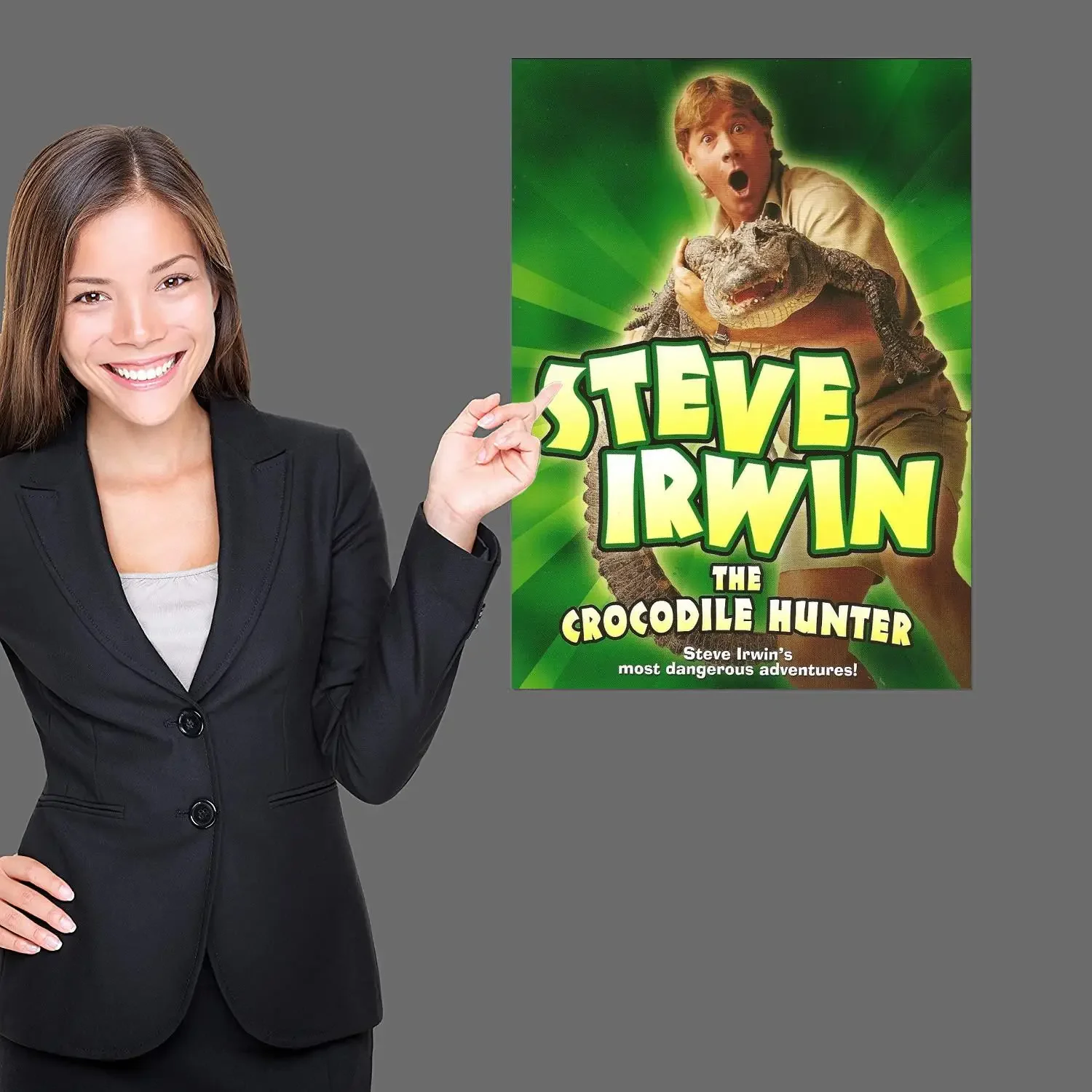 steve irwin TV host Canvas Art Poster and Wall Art, Picture Print, Modern Family Bedroom Decor, Posters