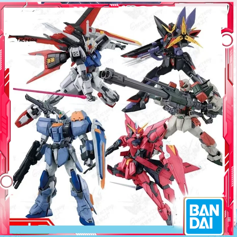 Bandai-Kit de modèle Gundam, figurine d'anime originale, salle de bain ASSAULT, LY gland, RENEZ ucks, 05 DUEL, seuils, M Gundam, Collectibl, MG 1, 100