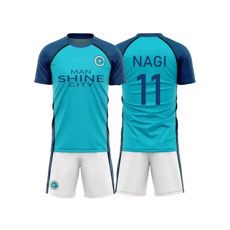 

Maillot Blue Lock Jersey Man T-shirt Anime Shined City Football Men Jerseys Set Shining Manga Bastard Munchen Sports Shorts