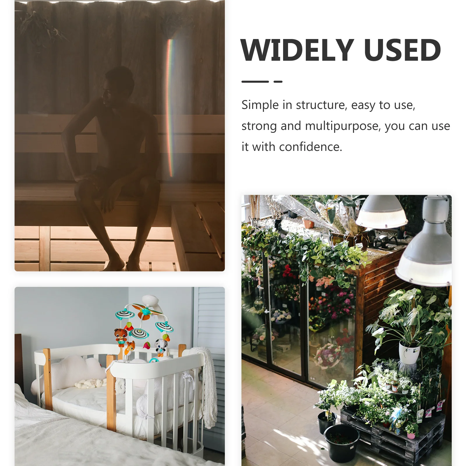 

Sauna Room Lighting Lamp Sturdy Multipurpose Warehouse Light No Bulb Sauna Room Lamp No Bulb