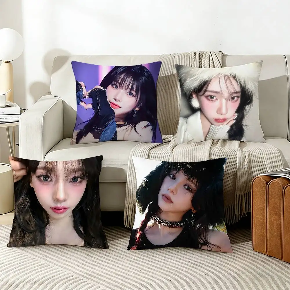 

K-KarinaS Y-Yu J-Jimin Cold Beauty Pillow Case Living Room Sofa Cushion Cover Suitable For Home Bedroom Room Decoration