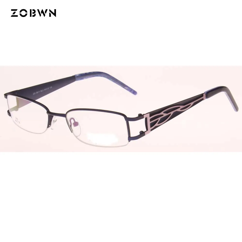 

High-End Butterfly-Shaped Semi-Rimless Glasses man Fork-End & Fan Geometric 3D Pattern Business Casual Unisex Eyewear Grey Brown