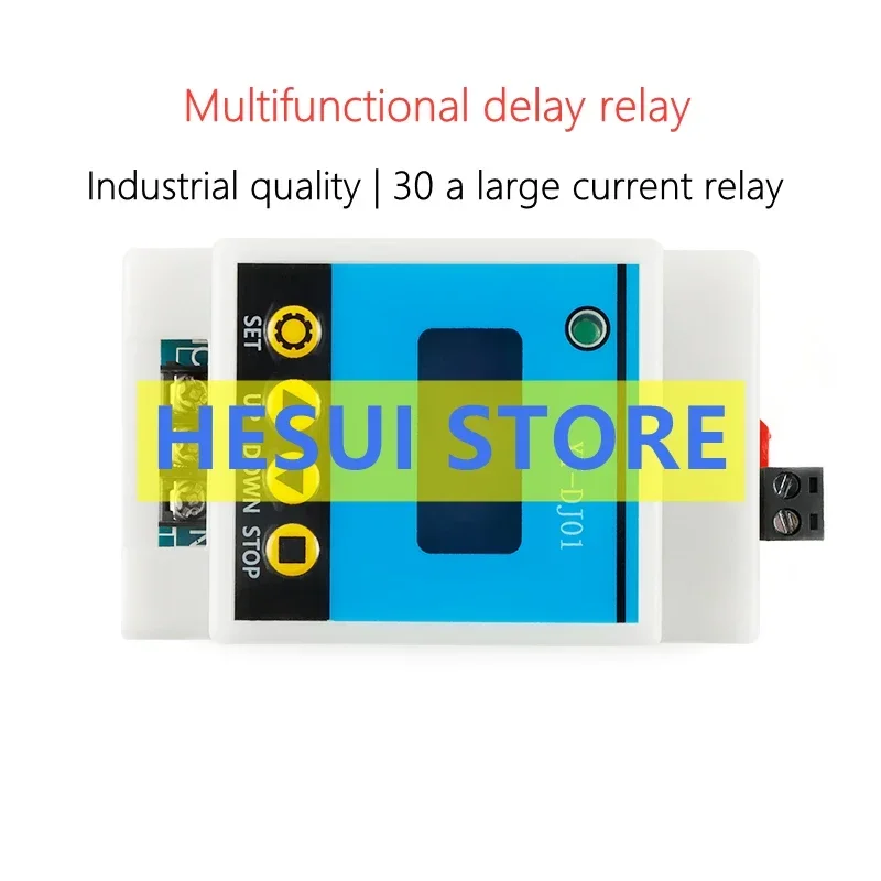 XY-DJ01 one relay module delay power off relay Off trigger delay cycle timing circuit switch relay module