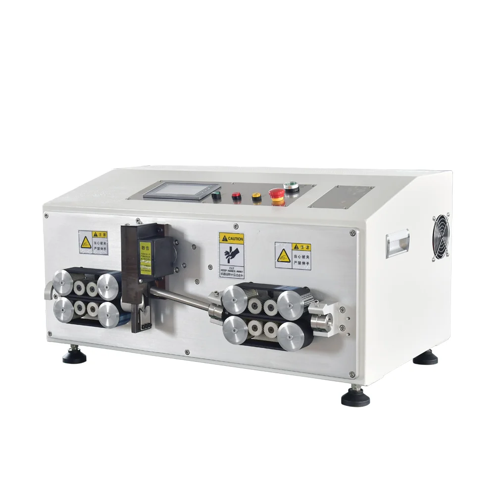 

70 square Meter Fully Automatic Computerized Wire Stripping Machine Belt Pulley Feeding Cutting Wire Stripping Machine