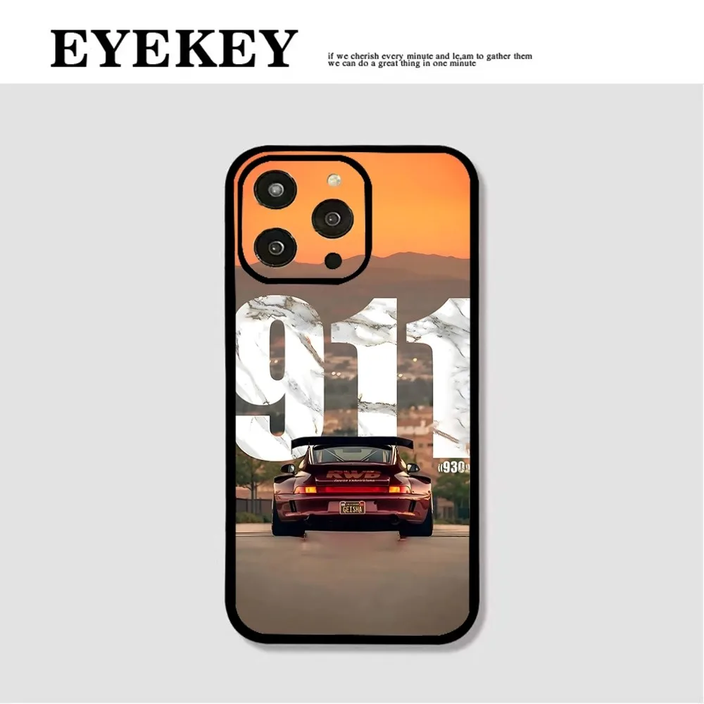 S-sports Car Drift 911 Phone Case For Iphone 15 11 13 14 Pro Max 7 8 Plus X Xr Xs Max Se2020 12mini Cover Case