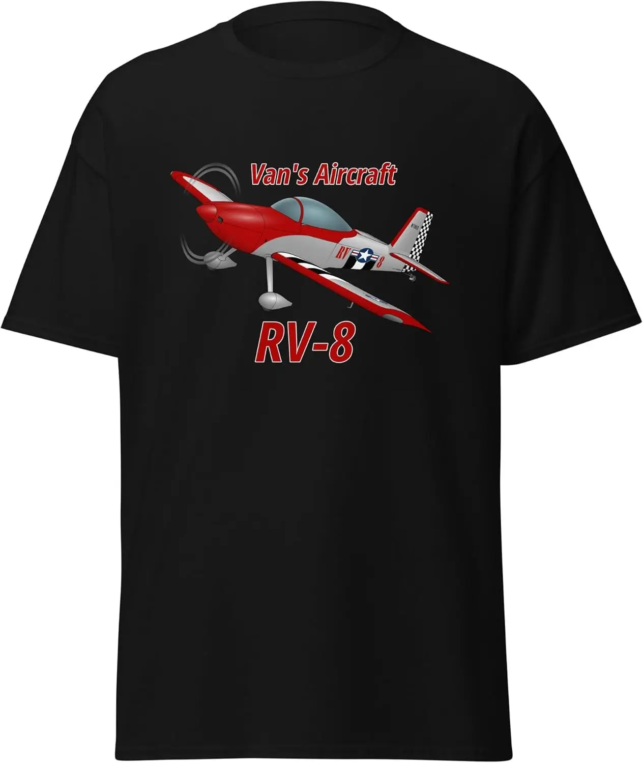 Van's RV-8 Diamond Di Custom Airplane T-shirt - Personalized