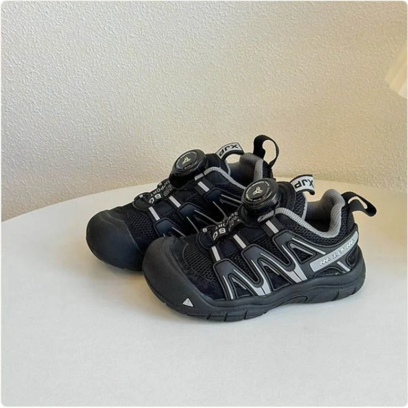 Girl Sports Shoe 2026 Spring New Mesh Kid Shoes Outdoor Hiking Shoes Breathable Children's Boy Sneakers Versatile Tennis Female